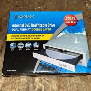 I/O Magic Internal DVD Rewritable Drive Dual Format Double Layer IDVD168DL DVDRW